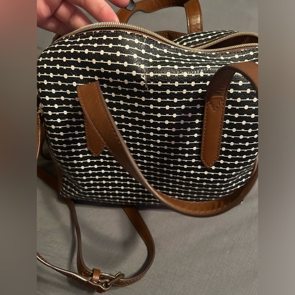 Fossil Satchel Crossbody Bag - Picture 9 of 10